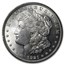 1921 Morgan Silver Dollar BU- w/Happy Holidays Card