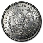 1921 Morgan Silver Dollar BU - w/Snowy Birds Card