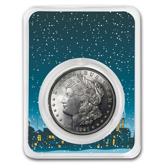 1921 Morgan Silver Dollar BU