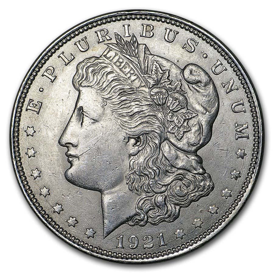 US HOBO 1921 Morgan Dollar In Mermaid And Her Baby Nickel Coin 