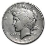 1921 Peace Dollar AG (High Relief)