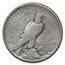 1921 Peace Dollar AG (High Relief)