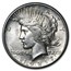 1921 Peace Dollar AU Details (High Relief, Cleaned)