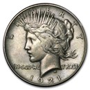 1921 Peace Dollar AU (High Relief)