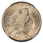 1921 Peace Dollar MS-61 NGC