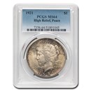 1921 Peace Dollar MS-64 PCGS