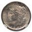 1921 Peace Dollar MS-65+ NGC