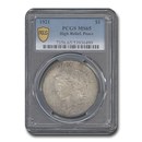 1921 Peace Dollar MS-65 PCGS (Toned)