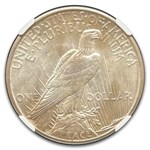 1921 Peace Dollar MS-66 NGC