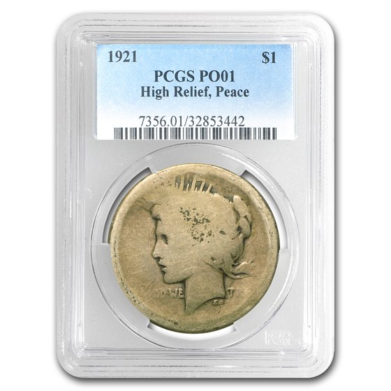 1921 Peace Dollar Poor-1 PCGS (Low Ball Registry)