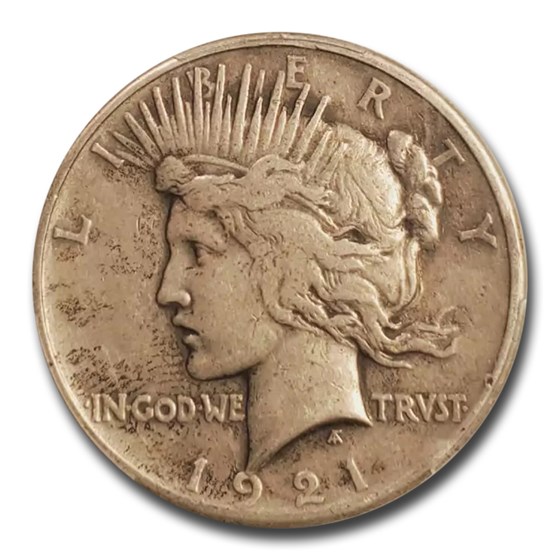 1921 Peace Dollar VF-25 PCGS 1921 Peace Dollar VF-25 PCGS