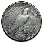 1921 Peace Dollar VG/VF Details (High Relief, Cleaned)