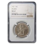 1921 Pilgrim Tercentenary Half Dollar MS-67 NGC
