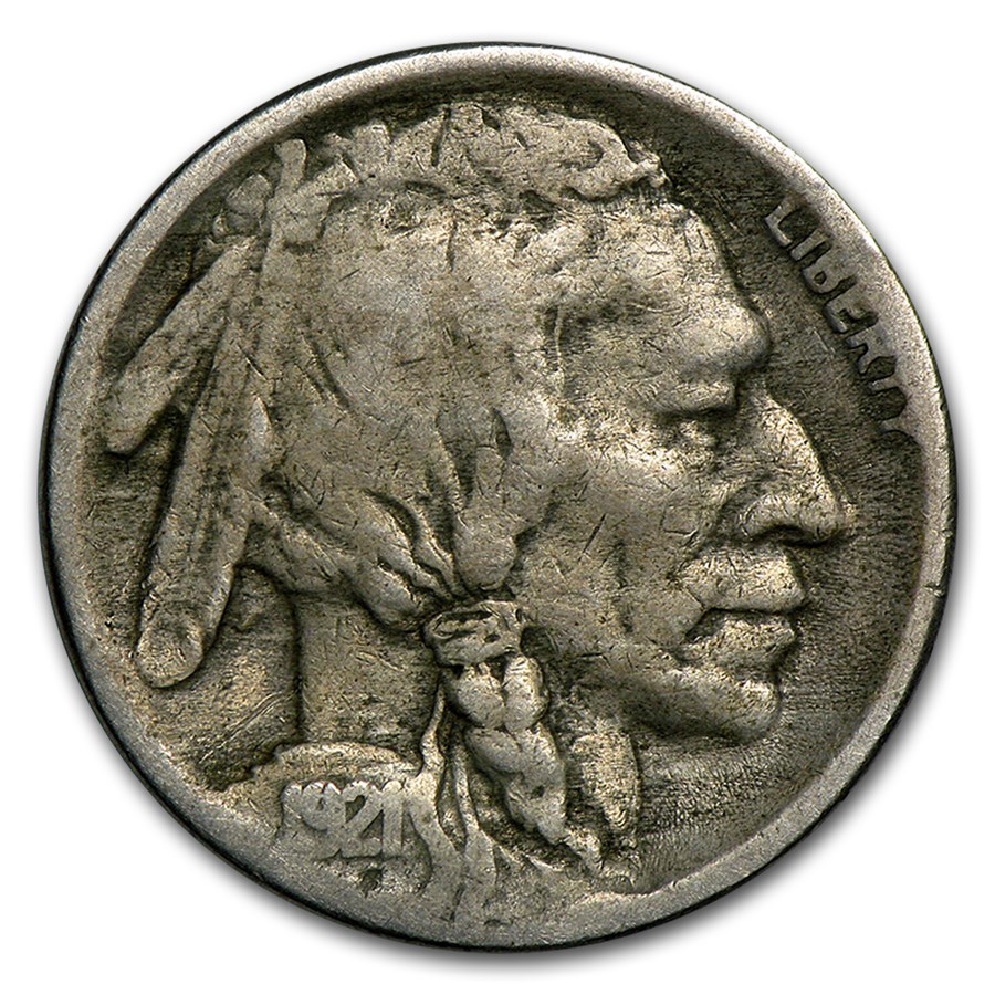 1921-S Buffalo Nickel VF