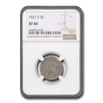 1921-S Buffalo Nickel XF-40 NGC