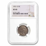 1921-S Buffalo Nickel XF-45 NGC