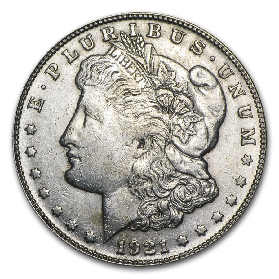 1921 Morgan Silver Dollar BU