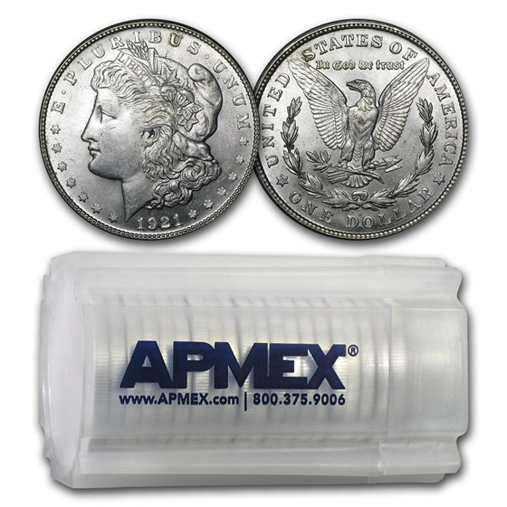 1921-S Morgan Dollar BU (20 Count Roll) 1921-S Morgan Dollar BU (20 Count Roll)