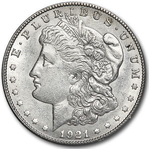 1921-S Morgan Dollar MS-60 (VAM-6B, Die Scratch, No S, Cleaned) 1921-S Morgan Dollar MS-60 (VAM-6B, Die Scratch, No S, Cleaned)