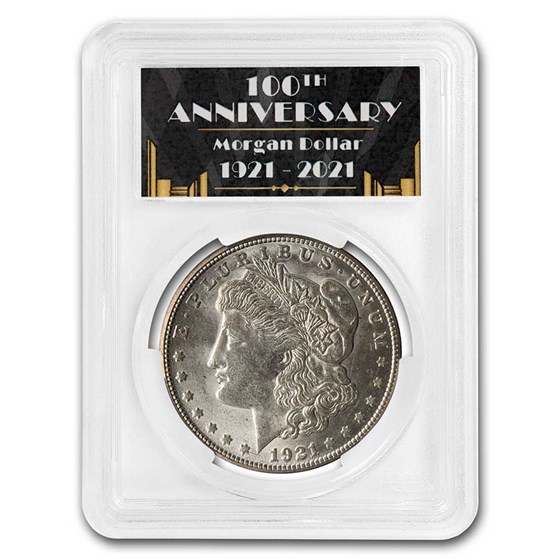 1921-S Morgan Dollar MS-62 PCGS (100th Anniversary Label) 1921-S Morgan Dollar MS-62 PCGS (100th Anniversary Label)