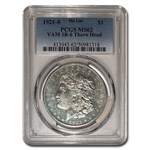 1921-S Morgan Dollar MS-62 PCGS (VAM-1B, Thornhead)