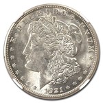 1921-S Morgan Dollar MS-63 NGC (Green Label)