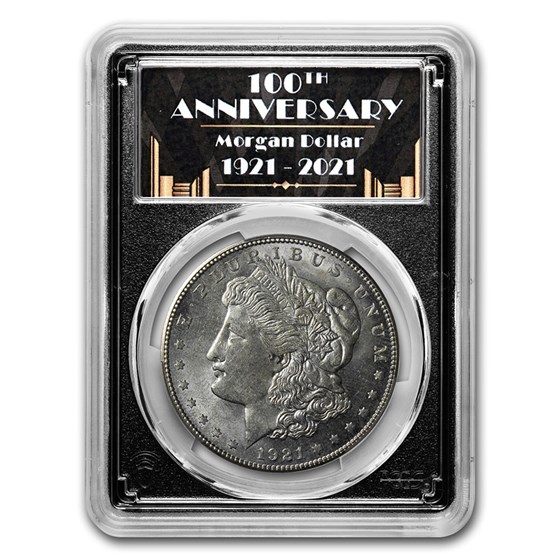 1921-S Morgan Dollar MS-63 PCGS (100th Anniversary Label) 1921-S Morgan Dollar MS-63 PCGS (100th Anniversary Label)