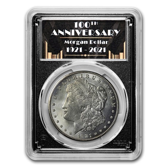 1921-S Morgan Dollar MS-64 PCGS (100th Anniversary Label) 1921-S Morgan Dollar MS-64 PCGS (100th Anniversary Label)