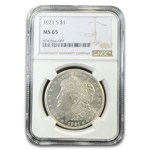 1921-S Morgan Dollar MS-65 NGC