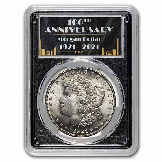 1921-S Morgan Dollar MS-65 PCGS (100th Anniversary Label) 1921-S Morgan Dollar MS-65 PCGS (100th Anniversary Label)