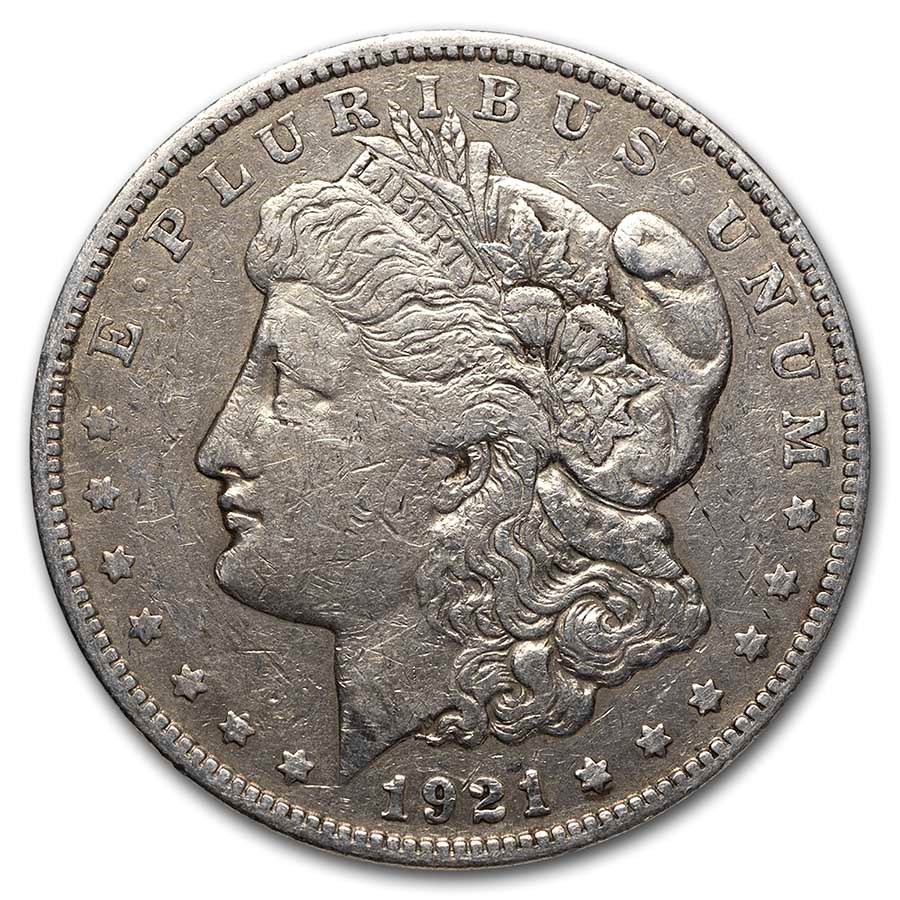 1921-S Morgan Silver Dollar VG-XF