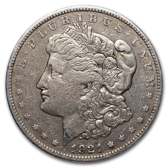 1921-S Morgan Silver Dollar VG-XF 1921-S Morgan Silver Dollar VG-XF