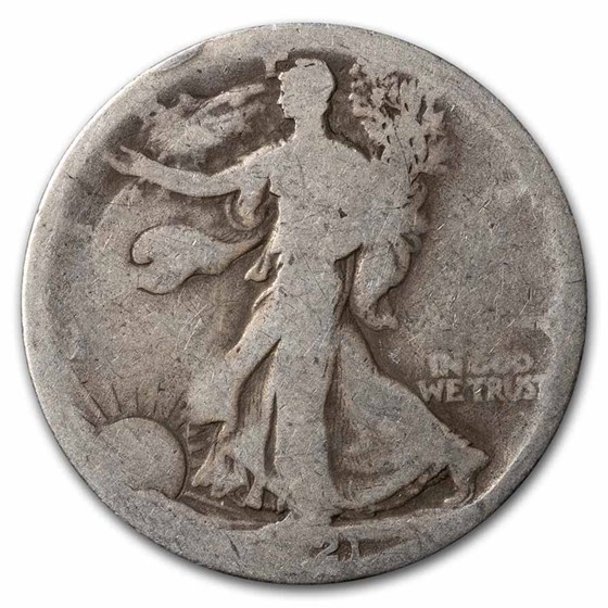 1921-S Walking Liberty Half Dollar AG 1921-S Walking Liberty Half Dollar AG