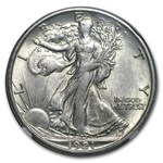 1921-S Walking Liberty Half Dollar AU-55 NGC (CAC)