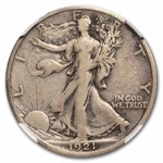 1921-S Walking Liberty Half Dollar VF-25 NGC CAC