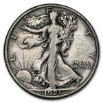 1921-S Walking Liberty Half Dollar VF