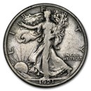 1921-S Walking Liberty Half Dollar VF