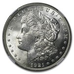 1921 Stage Coach Morgan Dollar BU NGC