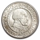 1921-W Sweden Silver 2 Kronor Gustaf V BU (400th Ann of Liberty)