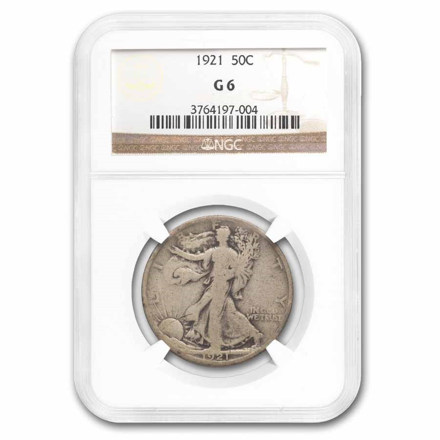 1921 Walking Liberty Half Dollar G-06 NGC