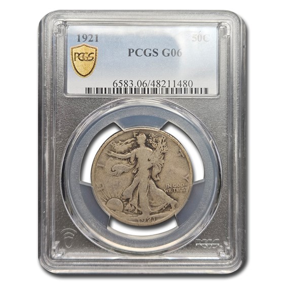 1921 Walking Liberty Half Dollar G-06 PCGS 1921 Walking Liberty Half Dollar G-06 PCGS