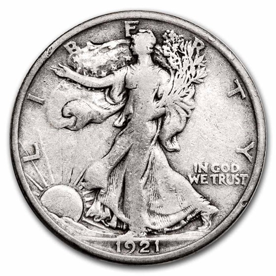 1921 Walking Liberty Half Dollar VF 1921 Walking Liberty Half Dollar VF