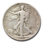 1921 Walking Liberty Half Dollar VG-8 PCGS