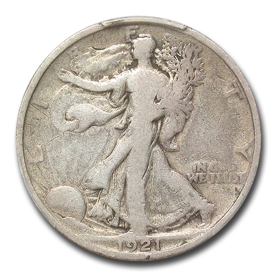 1921 Walking Liberty Half Dollar VG-8 PCGS