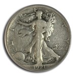 1921 Walking Liberty Half Dollar VG-8 PCGS