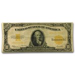 1922 $10 Gold Certificate Avg Circ