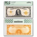 1922 $10 Gold Certificate Hillegas Gem CU-65 PPQ PCGS (Fr#1173)