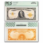 1922 $10 Gold Certificate Hillegas Gem CU-65 PPQ PCGS (Fr#1173)