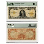 1922 $10 Gold Certificate Hillegas VF-20 PMG (Fr#1173a) Small S/N