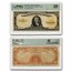 1922 $10 Gold Certificate Hillegas VF-20 PMG (Fr#1173a) Small S/N